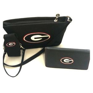 UGA Georgia purse, wallet/checkbook holder & case.